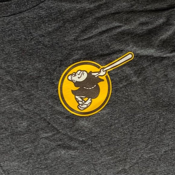 San Diego Padres MLB Gray Fanatics Swingin Friars Short Sleeve Shirt Mens XL - Picture 2 of 6